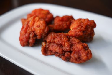 Boneless Buffalo Wings on Plate