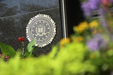 DOJ FBI logo headquarters