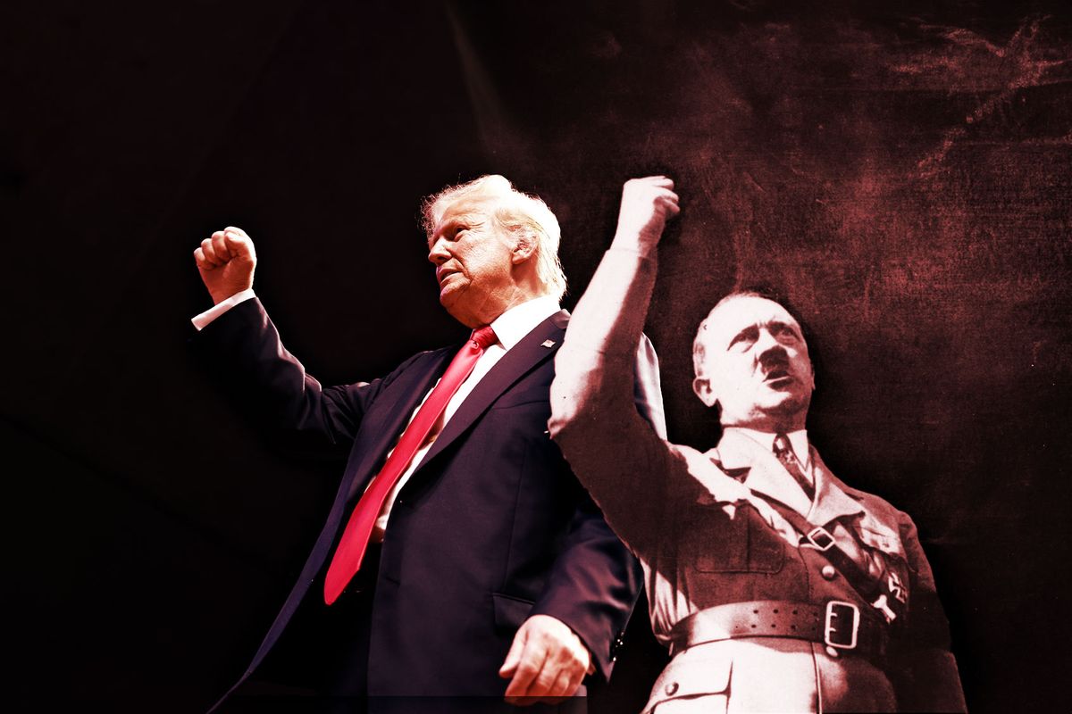 Donald Trump and Adolf Hitler (Photo illustration by Salon/Getty Images)