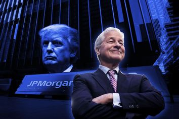 Jamie Dimon and Donald Trump